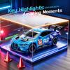 4DRC 1/43 4WD RC Drift Car 2.4GHz High Speed Remote Control Racing Car Desktop Mini Cars Cars for Boys Kids Toy Birthday Gift H6