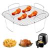 Air Fryer Dehydrator Rack Stainless Steel Air Fryer Toasting Rack Grilling Rack For Steaming Air Fryer Stand Accessories