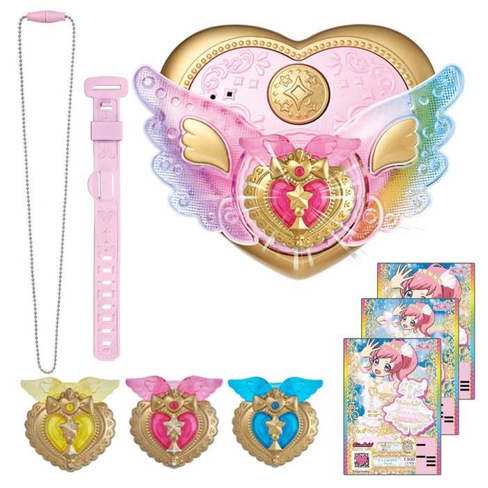 Takara Tomy Arts Kiratto Prichan Jewel Pact Sherbet Pink DX Set One Size