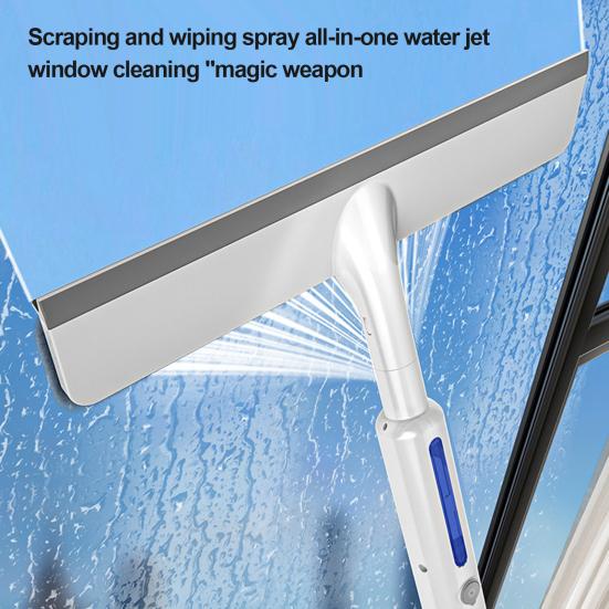 Скребок для чистки окон, двусторонний распылитель, расширительный скребок для мытья окон с длинной ручкой, ручной скребок для окон и зеркал
