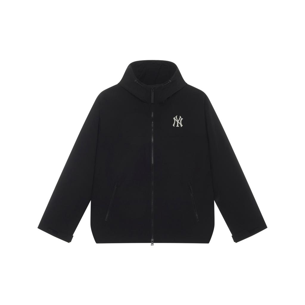 New MLB New York Yankees Basic Collection 24FW Windproof Jacket Unisex Black 3AWJB0344-50BKS