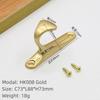 European Modern Simple Hanger Metal Coat Hook Bathroom Closet Hook Furniture Single Wall Hanger