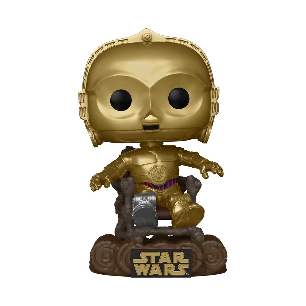 FUNKO POP! ЗВЕЗДНЫЕ ВОЙНЫ: Возвращение джедая 40-летие - C-3PO в кресле
