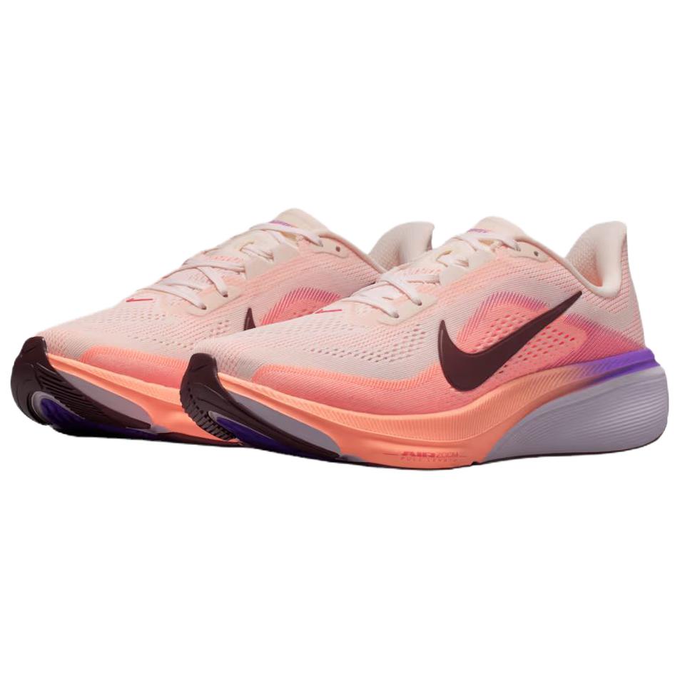 Nike Женские кроссовки Air Zoom Pegasus 42 Chalk Orange Pulse Bright-Violet Tattoo IB1881-113