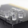 4Pcs/Set Dollhouse Miniature Accessories Mini Resin Transparent Cup Simulation Model