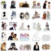 50Pcs Pride And Prejudice Graffiti Art  Vinyl Waterproof Stickers For Water Bottle Laptop Skateboard Scrapbook Luggage Kids Toy