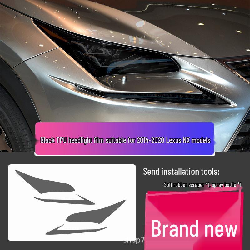 Lexus RX300 Transparent Smoked Headlight Film - Light-Controlled Protective Sticker