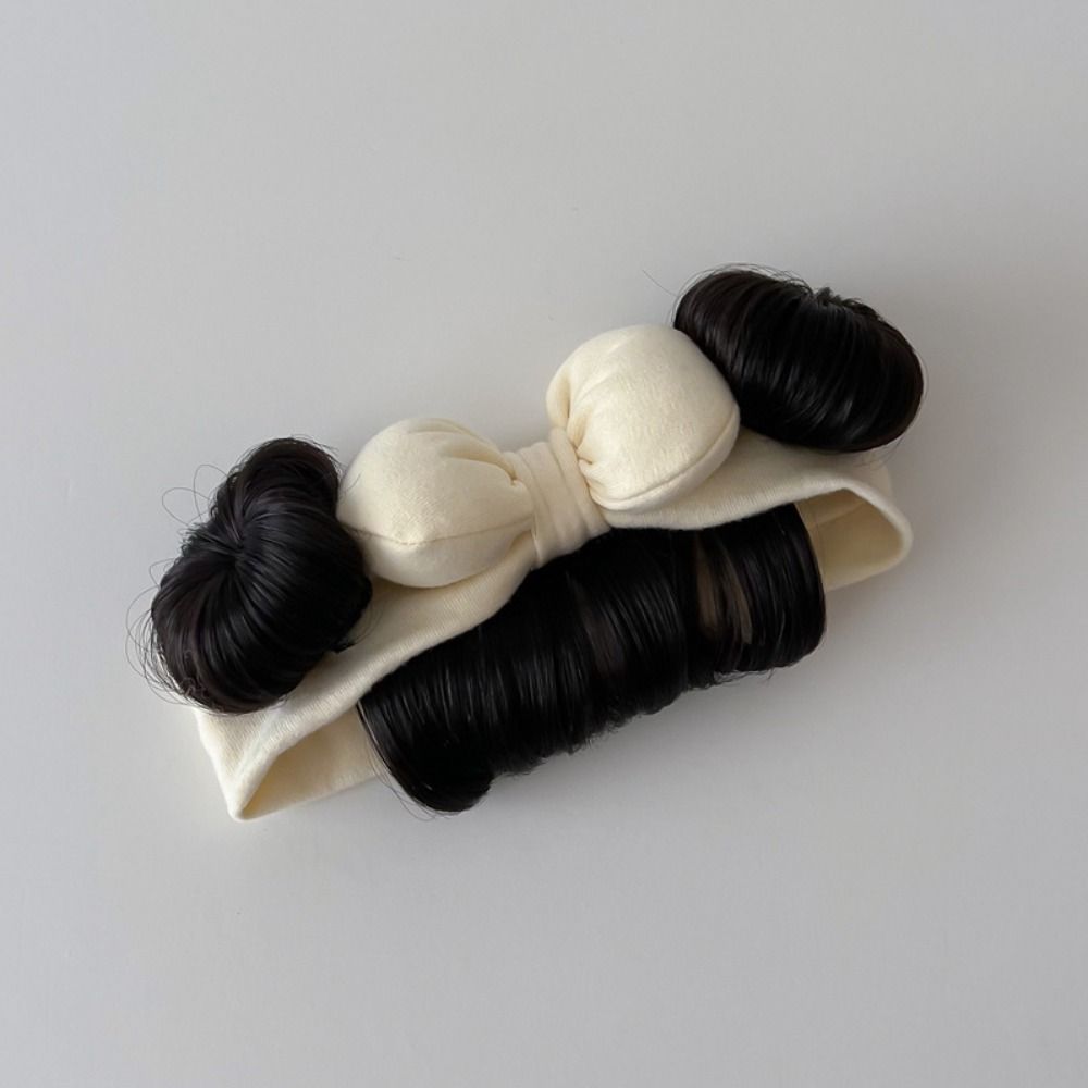 Милые детские резинки для волос парик хлопковые челки шиньоны повязка на голову детский накладной волос реквизит для фотосъемки