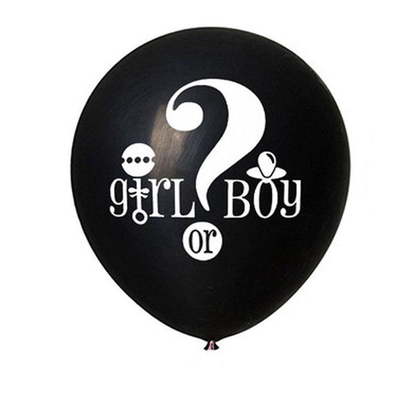 Gender Reveal Party Supplies Baby 36 Boy Girl Balloon Printed Gender Reveal Balloon Set