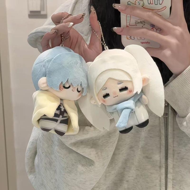 10 см/3,93 дюйма Фрирен: Плюшевая игрушка «За гранью конца пути» Хлопок Милые штучки Мультяшные декоративные куклы Аниме-аксессуары Подарок на День святого Валентина