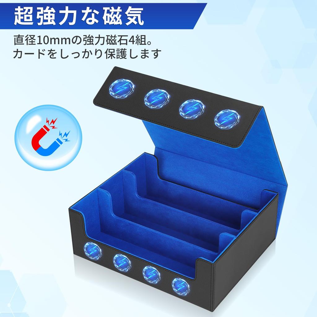 Чехол для колоды HIMOMO вмещает 1800 карт. Магнитный загрузчик большой емкости для коллекционных карт. Чехол из искусственной кожи с вертикальными игровыми картами. В комплект входят 3 губки с 10