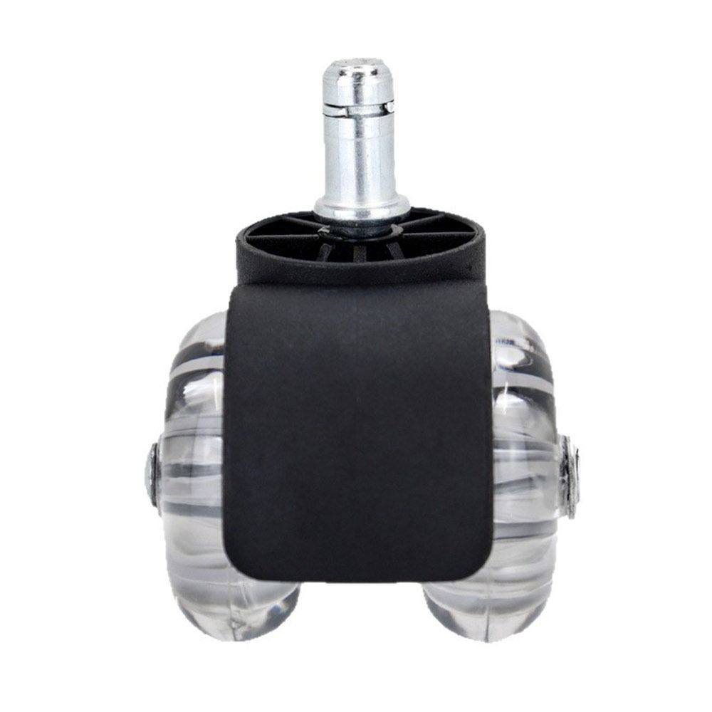 1/5Pcs Universal Desk Chair Wheels Silent 360-degree Rotation Office Chair Caster 2 Inch Double Wheel Design