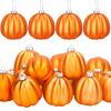12Pcs Fall Mini Pumpkin Balls Hanging Thanksgiving Pumpkin Ornament Halloween Christmas Tree Decoration Farmhouse Home Party Decor