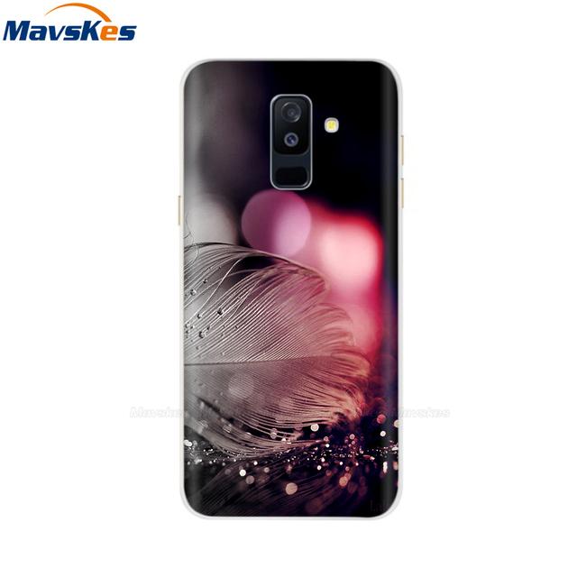 Силиконовый чехол для Samsung Galaxy A6, чехол для двух SIM-карт, Sm A600 A600f, чехол для Samsung A6 Plus A605 A605f, чехол