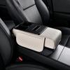 PU Leather Car Armrest Pad Height Increasing Armrest Pillow Car Armrest Cushion  for Car Interior