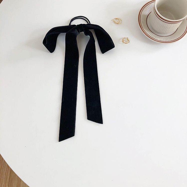 Винтажный французский бархатный бант для волос для женщин