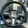 Чехол на руль для BMW F87 M2 F80 M3 F82 M4 M5 F12 F13 M6 F85 X5 M F86 F33 X6 M M Sport замша DIY оплетка на руль