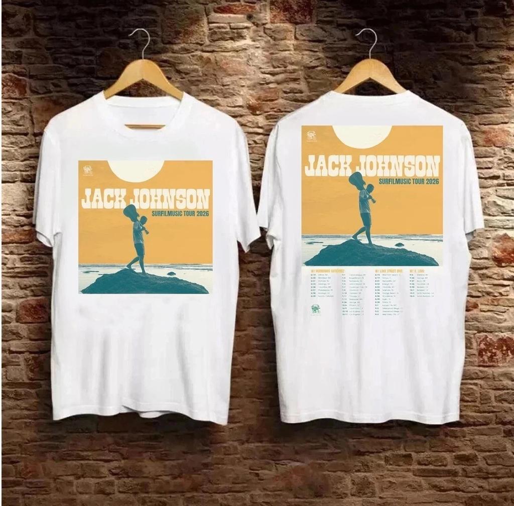 JACK JOHNSON's SURFILMUSIC SUMMER 2026 TOUR T-Shirt Unisex T-Shirt