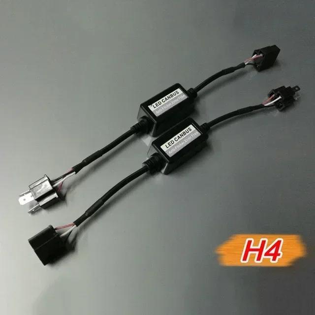 1-2 шт. Светодиодный адаптер-декодер Canbus для H1 H4 H7 H11 9005 9006 9012 Жгут проводов против мерцания, резистор, отмена предупреждения об ошибке