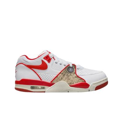 X Stussy Air Flight 89 Low Белый Красный Хабанеро Парусный