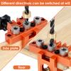 3 в 1Dowel Cam Jig Набор для установки дюбелей Направляющая для сверления Дюбелей Jig Карманный дырокол Jig Локатор Инструменты для деревообработки Отверстие 8/10/15 мм