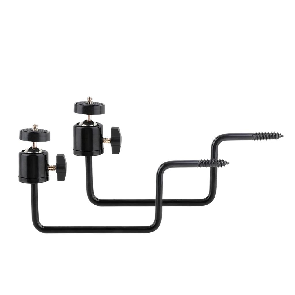 Hunting Trail Camera Tree Mount With 1/4 Inch Screw Quick Mount Camera Holder 360 Degrees Rotating For Solar Panel Charger