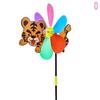 Animal Bee Six Colors Three-dimensional Windmill Cartoon Children Toys Home Garden Decoration Wind Spinner Whirligig Yard Decor