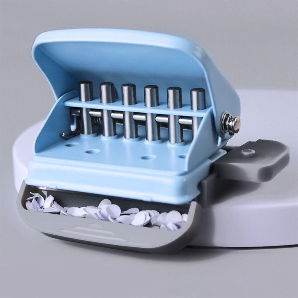 Manual Binding Loose-leaf Punch DIY Scrafts DIY Hole Punch 6-hole Paper Punch Office Supply
