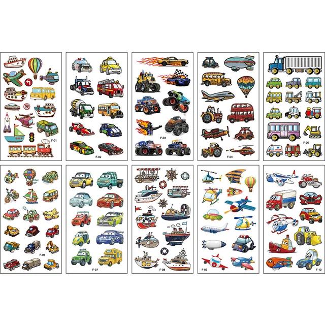 Новые 10 листов/партия детские милые мультяшные единороги временные татуировки наклейки для детского душа детский макияж для тела наклейки татуировки русалка па