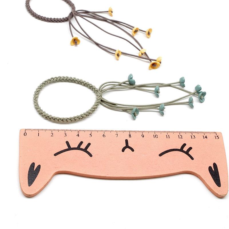 1 шт. модный полевой цветок с подвеской аксессуары для волос женская резинка для волос головной убор для девочек эластичная повязка для волос конский хвост