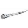 Supertool Fully Polished Thin Double-Ended Ratchet Wrench with Slide Hole, SRB1924RZ