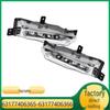BMW X5 X6 X7 Fog Lights & Daytime Running Lights for Front Bumper (Part Numbers: 63177406365, 63177406366)