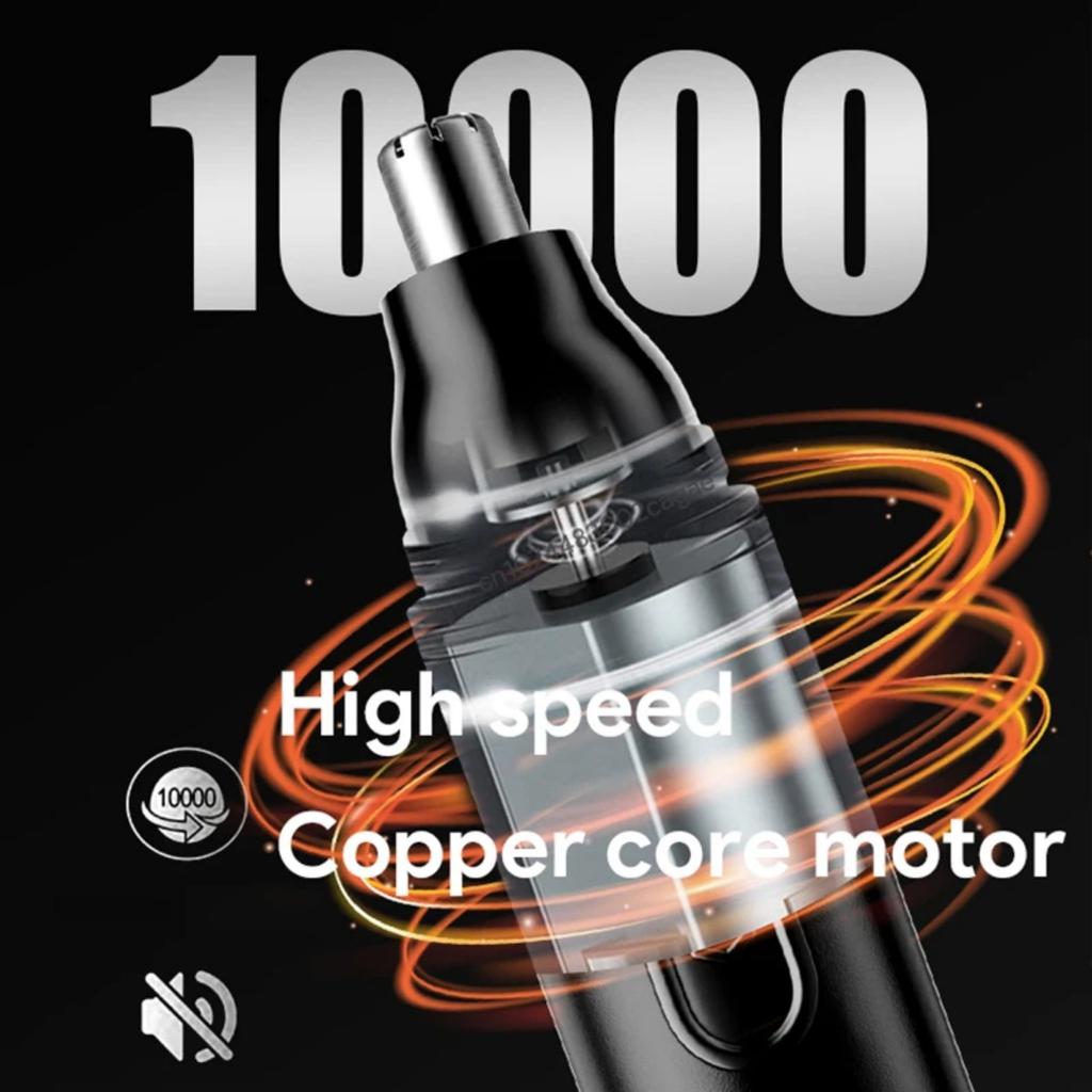 Электрический триммер для носа, триммер для ушей, для коррекции бровей, профессиональный, безопасный, безболезненный, портативный для деловых поездок и дома