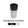 Emblems For Volkswagen VW Car Cup Shaped Trash Can Tumbled Fur Auto Storage Container Golf 4 5 6 7 Polo Jetta Sagitar Magotan Pa zf6