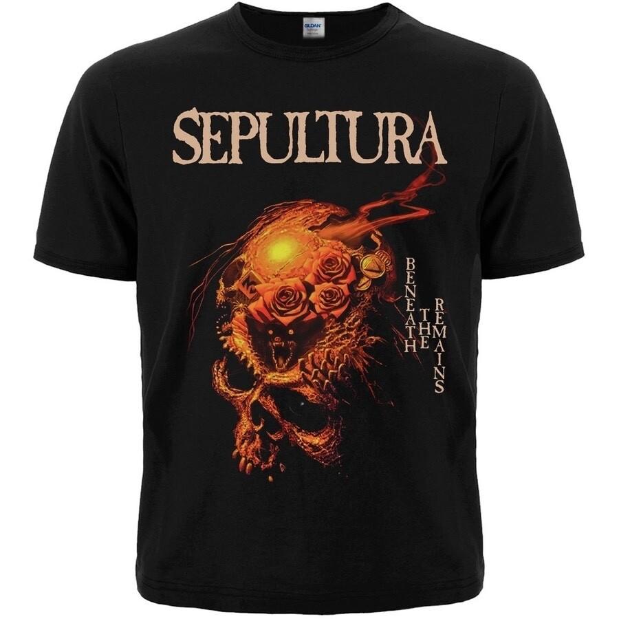 Sepultura "Beneath the Remains" (rw) Черная футболка Slayer Унисекс футболка