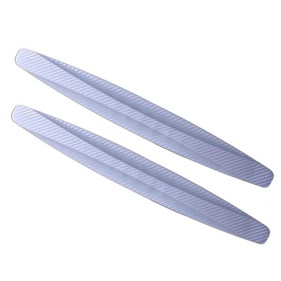 2 шт., углеродное волокно, текстура бампера для внедорожника, автомобильная защитная полоса, защита от натирания