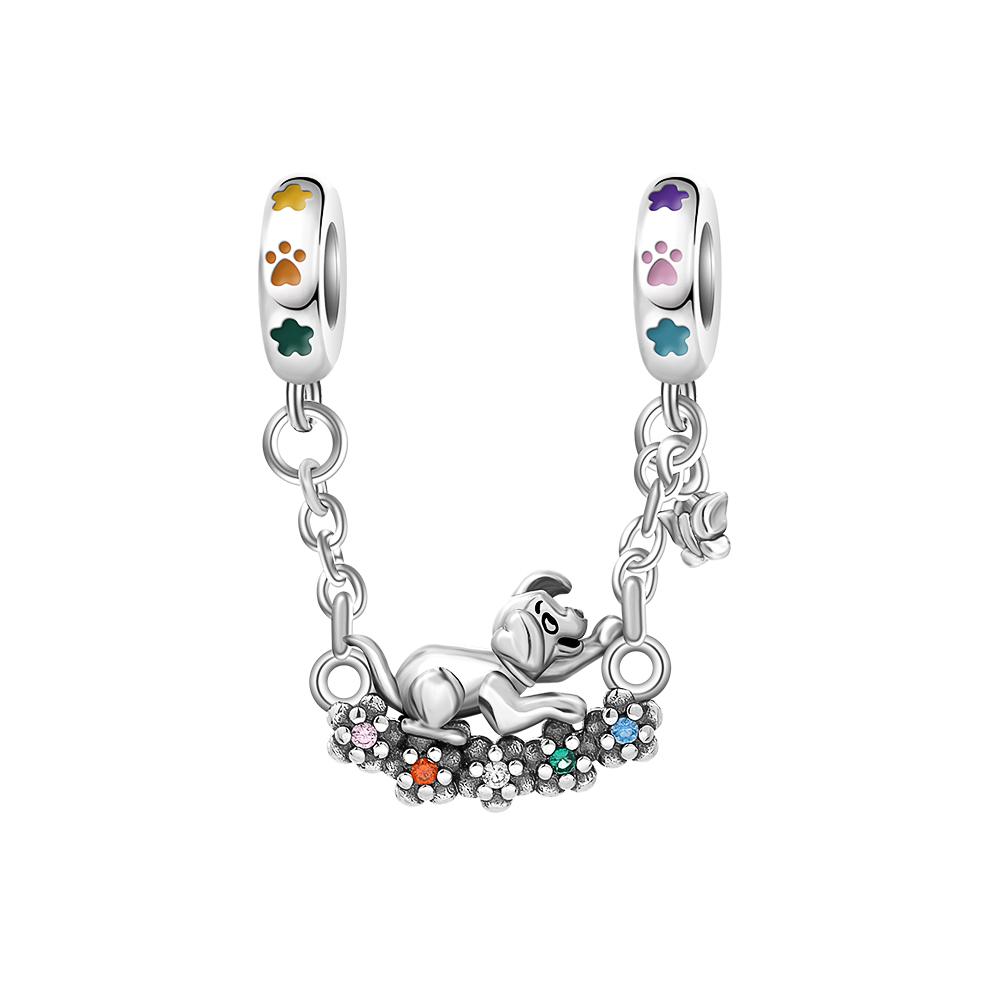 Новый Медный Ловец Снов с Лапой, Шарм-Роза, Пазл, Рука, Сердце, Подвеска-Шарм, Подходит для Оригинального Браслета, Ювелирное Изделие, Подарок, Дракон