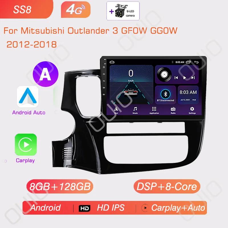 Android13 Carplay радио для Mitsubishi Outlander 3 GF0W GG0W 2012 2013-2018 стереосистема мультимедийный проигрыватель Android Auto GPS Navi