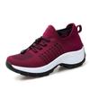 Fashion Women Shoes Running Increased Fly Weaving Sneakers Non Slip Casual Shoes 5 Color Size 35-45