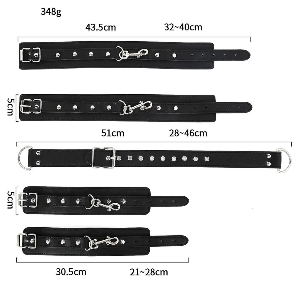 Связывание из искусственной кожи, черные наручники, секс-игрушка, раб, БДСМ, пояс верности, секс-мебель