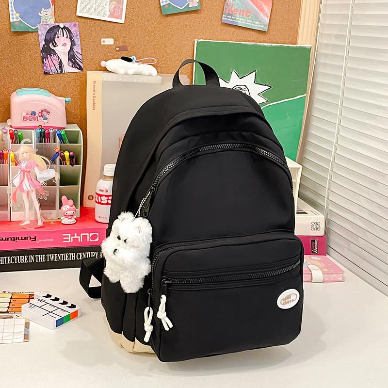 Girls Backpack For School With Slim Nylon Construction And Student Comfort Features