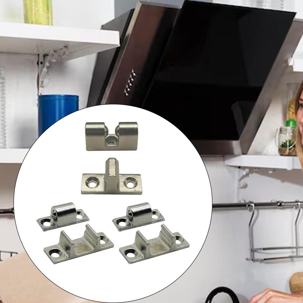 Range Hood Panel Fastener Kit Kitchen Appliance Repair Parts Replacement Easy to Install Metal latches Glass Panel Fixings