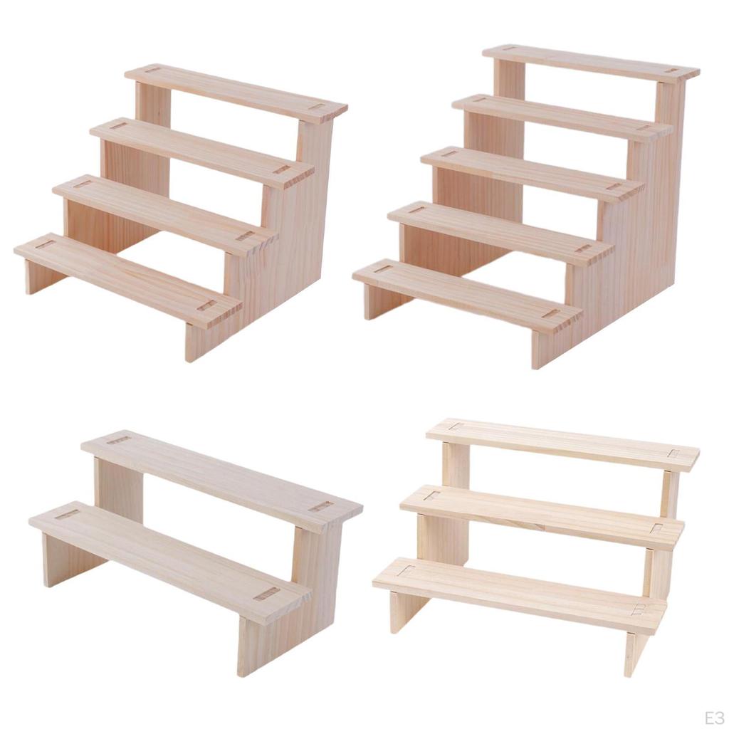 Handcrafted Wooden Display Stand for Action Figures And Collectibles