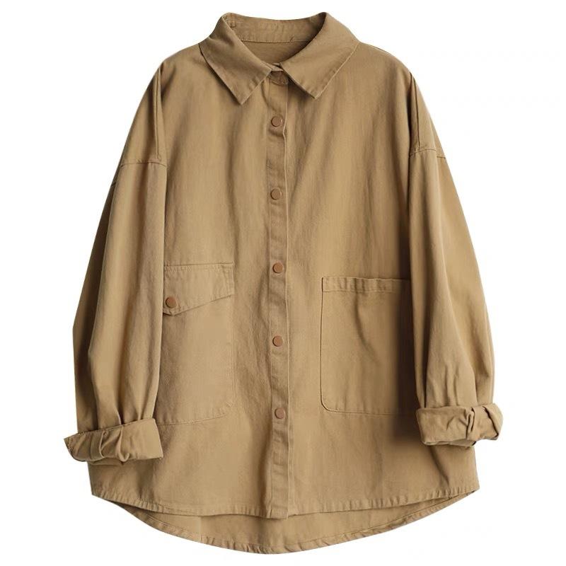 Осенние Куртки Пальто Женские Карман Ретро Куртка Костюм Винтажный Отложной Воротник Куртка с Длинным Рукавом