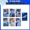 Kpop Альбомные фотокарточки TWS 1-й МИНИ SPARKLING BIUE LOMO Двусторонние Карточки Карточки на удачу YOUNGJAE HANJIN KYUNGMIN Коллекции для фанатов