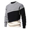 Осенне-зимний новый мужской утолщенный вязаный свитер-пуловер, свободный и ленивый повседневный вязаный свитер
