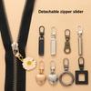 5pcs Metal Universal Replacement Zipper Slider Remove Zipper Puller Zipper Repair Kit for Craft Sewing Tools