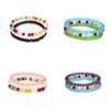 3Pcs/Set Healing Crystal Bracelet, Faceted Natural Crystal Beads Bracelets for Women Jewelry New Year's Valentine's Day Gifts