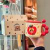 Birthday Gift for Girls, Cute Apple Water Cup, Girlfriend Ceramic Cup, Souvenir, Household Mug with Lid Spoon