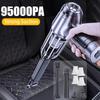 Автомобильный пылесос 95000PA, мощный беспроводной мини-ручной портативный пылесос для автомобильной очистки с сильным всасыванием